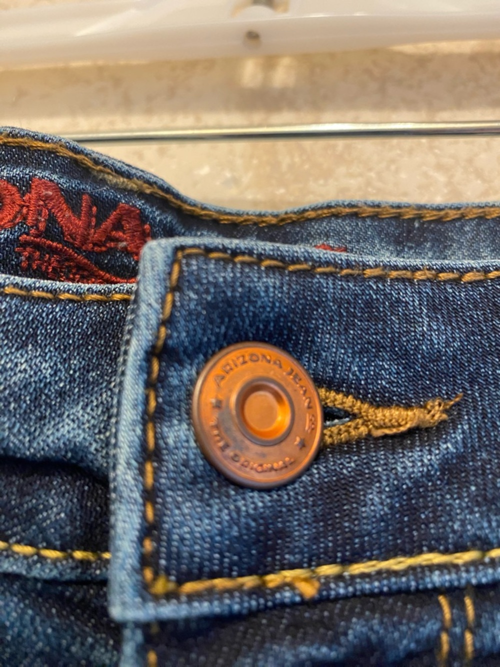 Arizona Jean Company Dark Blue Short Bootcut Jeans - Picture 5 of 13